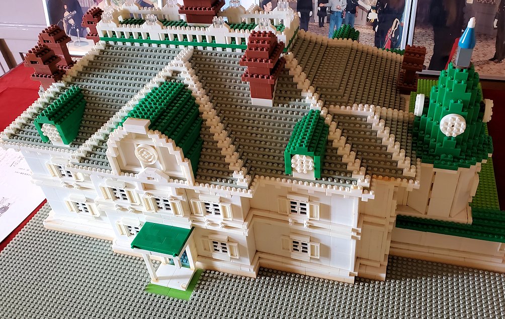 鳥取市　仁風閣　2階　レゴの模型