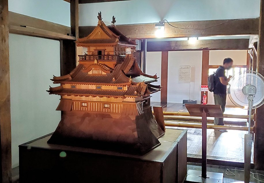 犬山城内　2階　城の模型