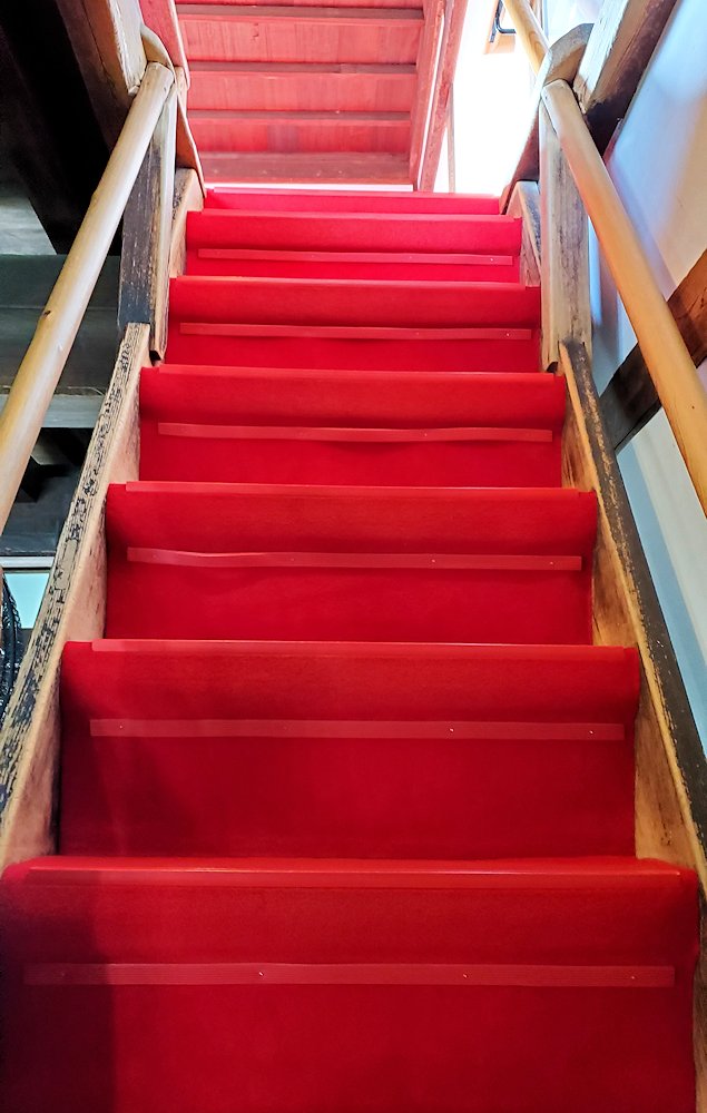 犬山城　4階に登る階段