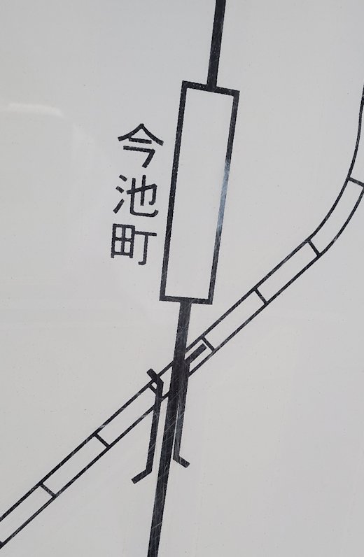 阪堺電車　「今船駅」周辺の地図2