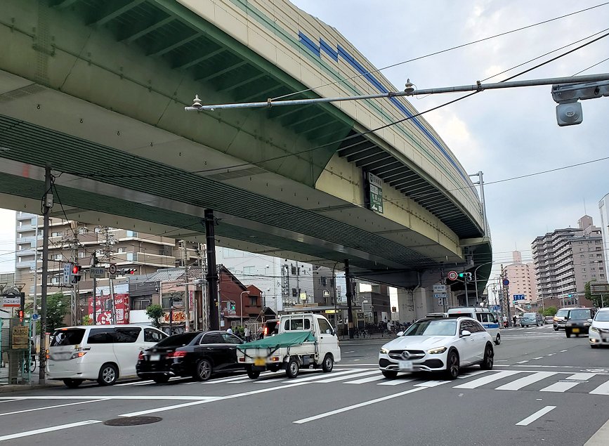 阿倍野区　阪神高速道路下　南海平野線「阿倍野駅跡」周辺3
