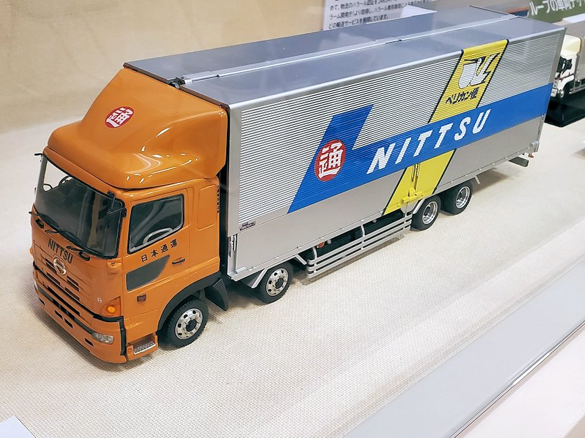 品川区　物流博物館　日本通運のトラック模型