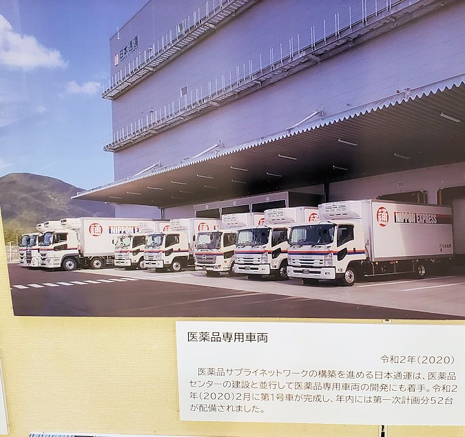 品川区　物流博物館　日本通運のトラック
