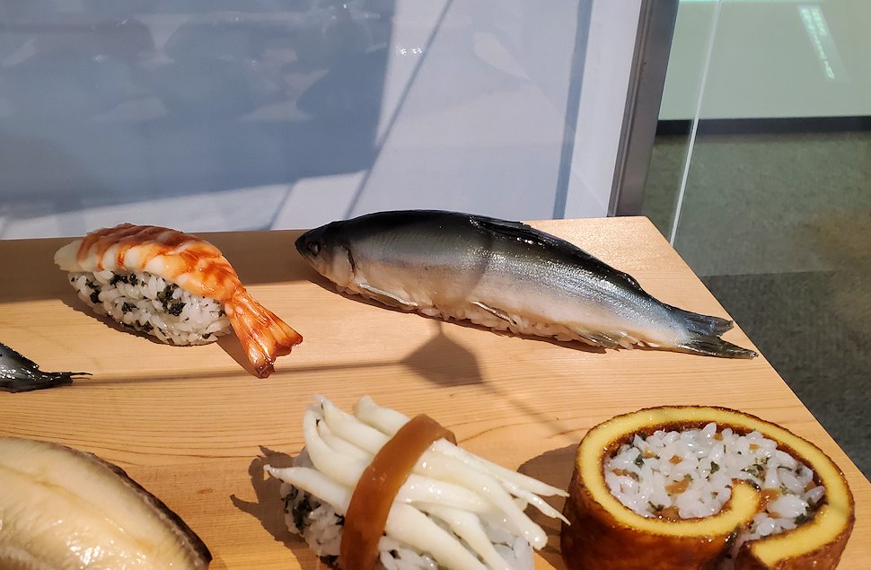 品川区　味の素食の文化センター　江戸時代の寿司サンプル展示品2
