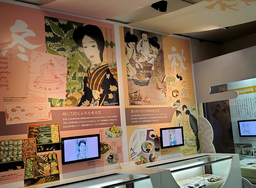 品川区　味の素食の文化センター　「日本の食文化」展示室