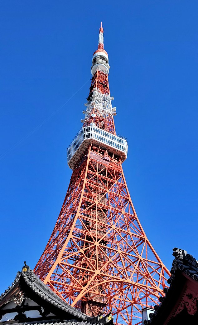 東麻布　見えてきた東京タワー