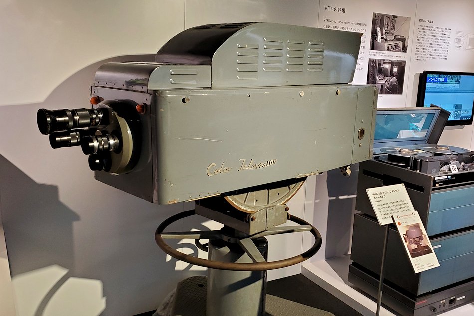 港区　NHK放送博物館　昔のテレビカメラ