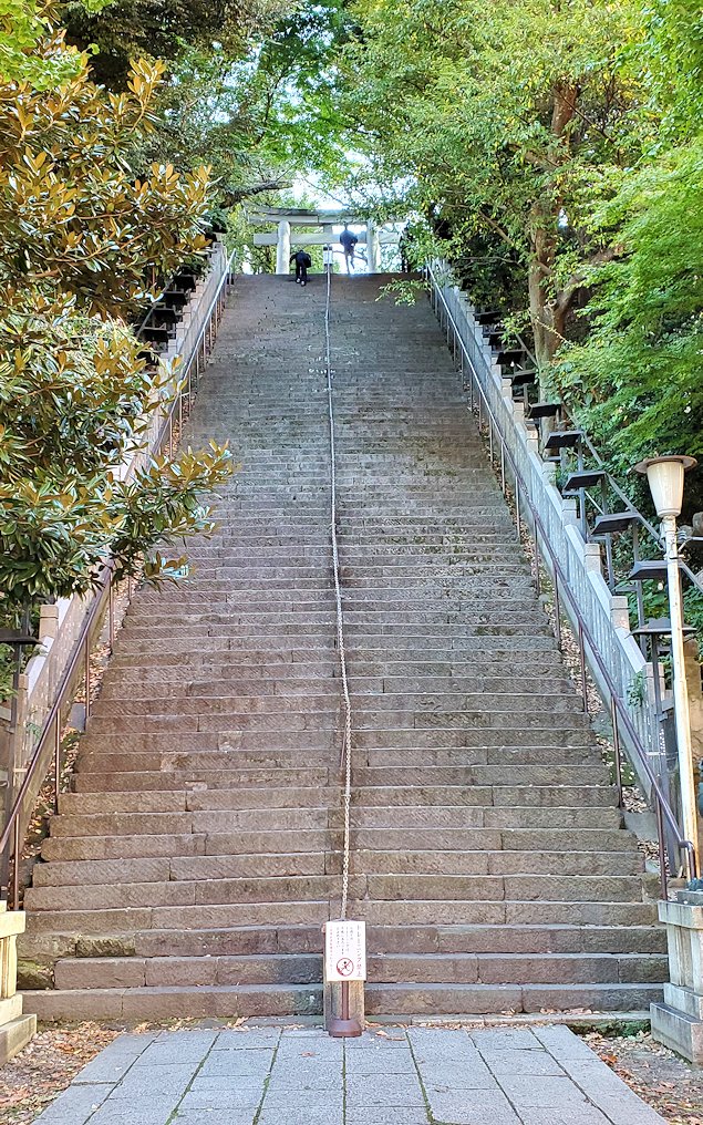 港区　愛宕神社　麓　出世の階段