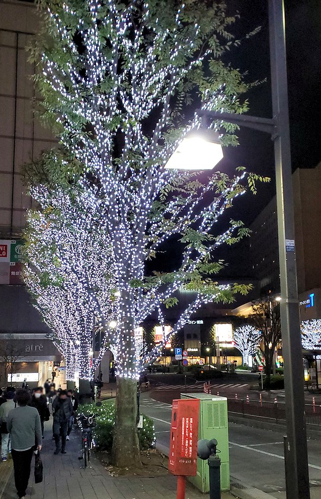 夜の大井町駅周辺　景色2