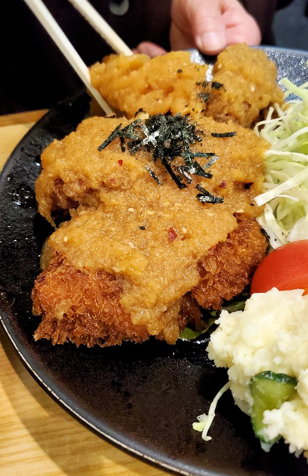 西新宿/とんかつ　「弁けい」　おろしトンカツ定食