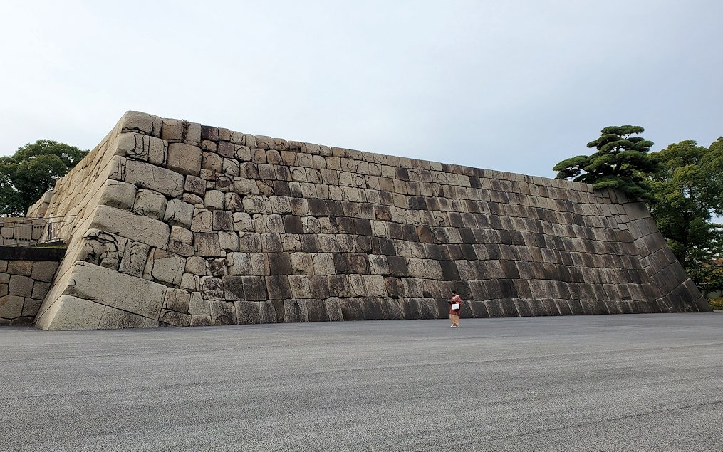 江戸城跡　天守台の石垣