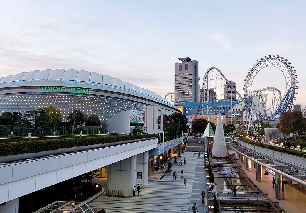 東京ドームシティ　景色を眺める