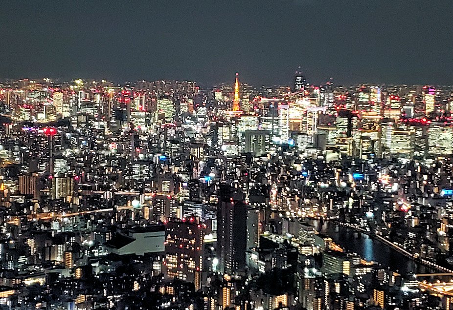 夜　東京スカイツリー　【フロア350天望デッキ】　夜景3