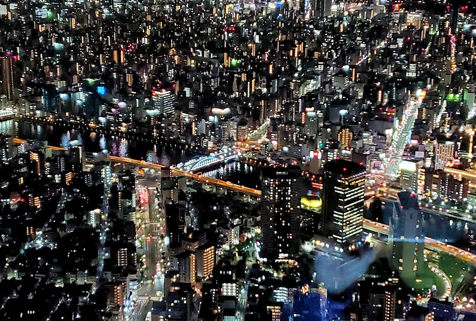 夜　東京スカイツリー　【フロア350天望デッキ】　東京の夜景