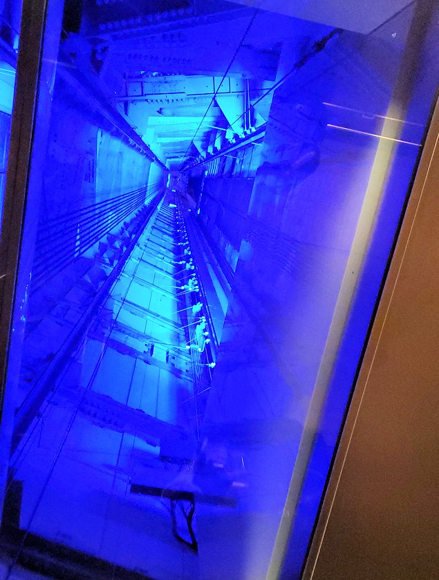 夜　東京スカイツリー　【天望回廊】　エレベーター