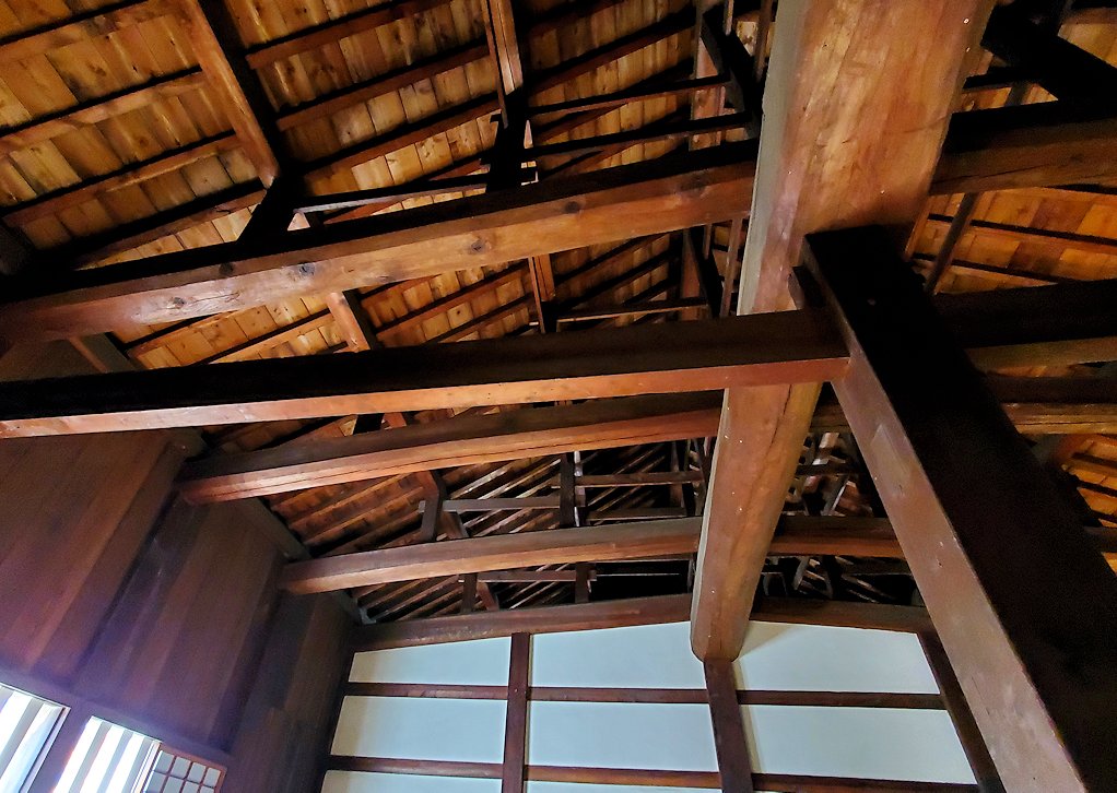 大阪城　多門櫓内　天井