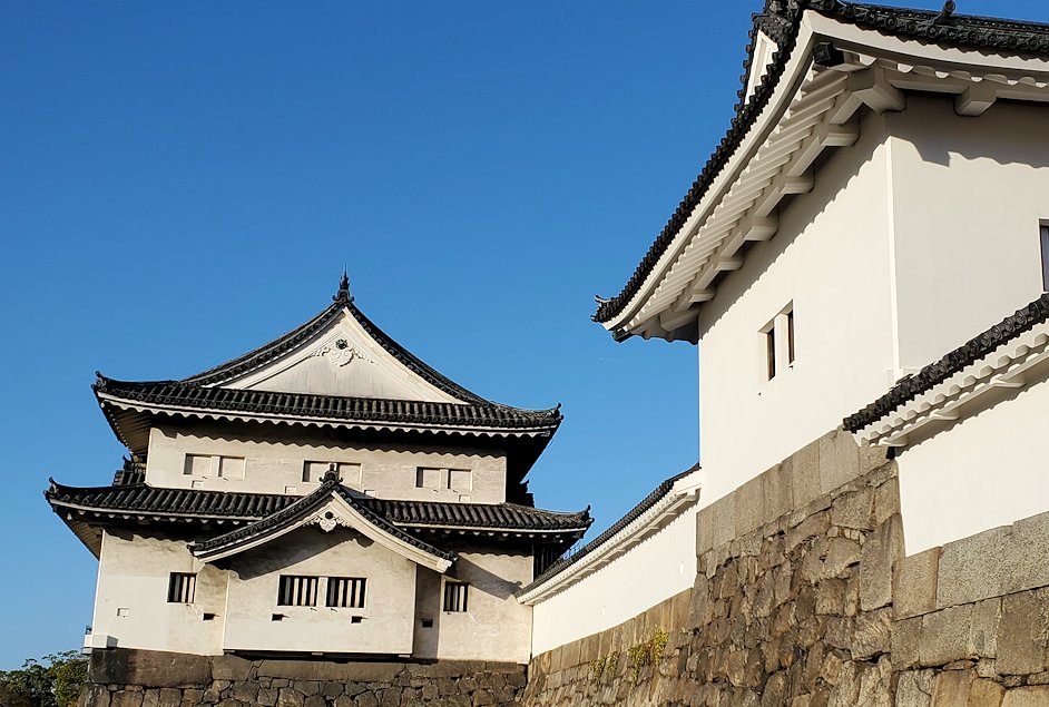 大阪城　千貫櫓と大手門多門櫓