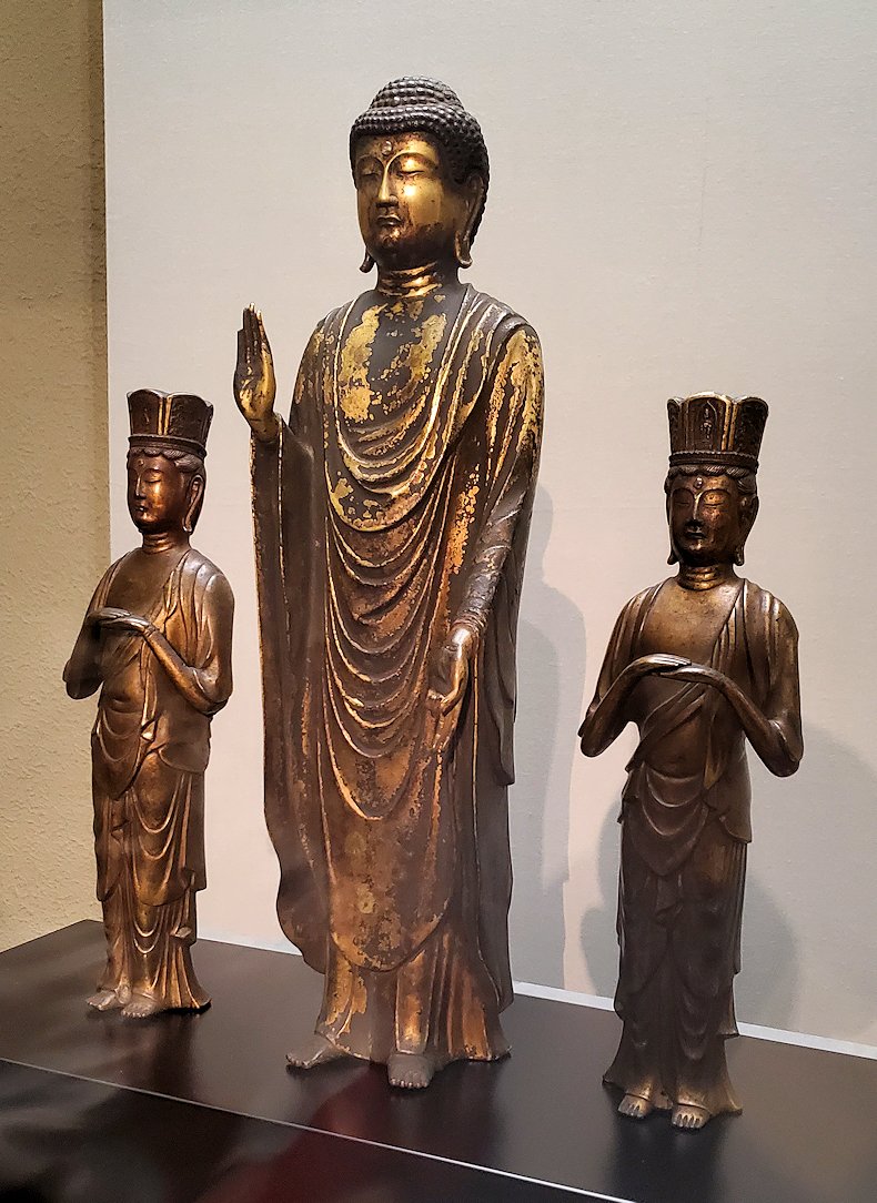 上野　国立博物館本館　「彫刻」　『阿弥陀如来像』善光寺式