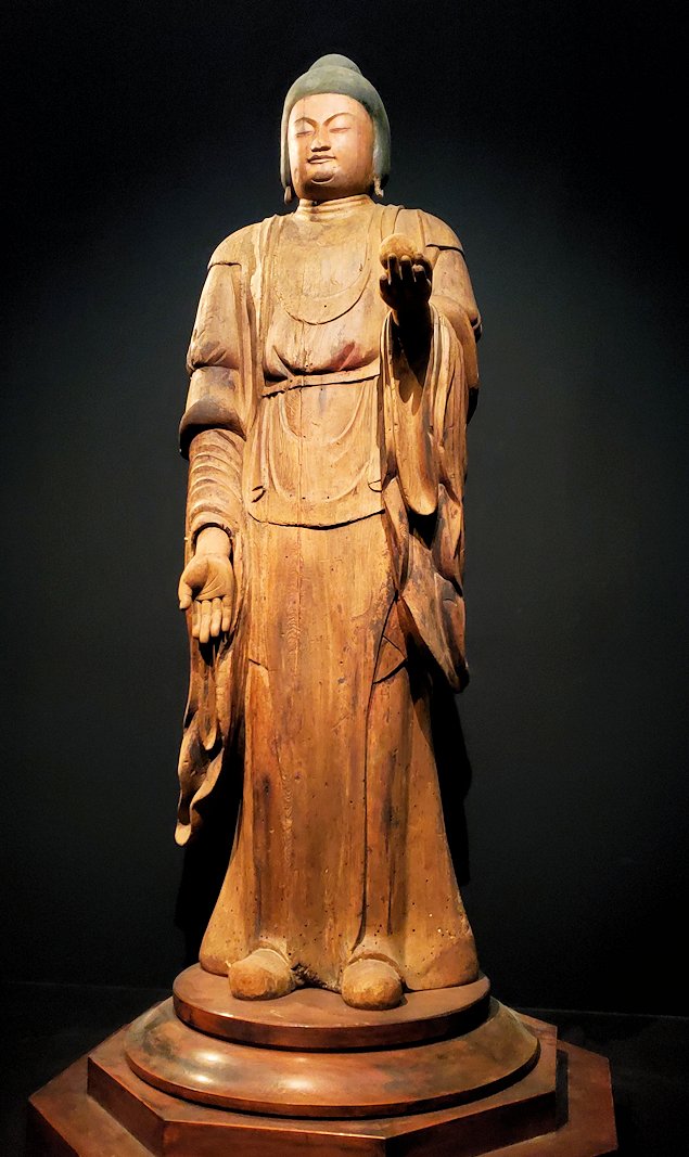 上野　国立博物館本館　「彫刻」　『吉祥天立像』