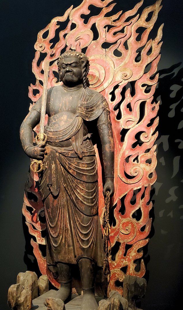 上野　国立博物館本館　「彫刻」　『不動明王立像』