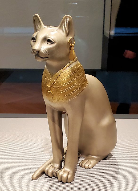 上野　国立博物館本館　『埃及猫置物』海野清