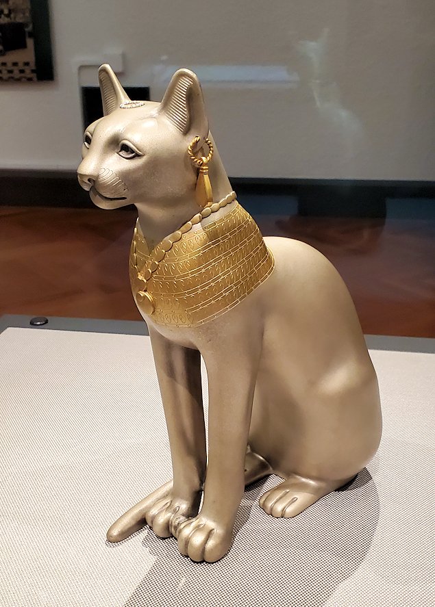上野　国立博物館本館　『埃及猫置物』海野清2