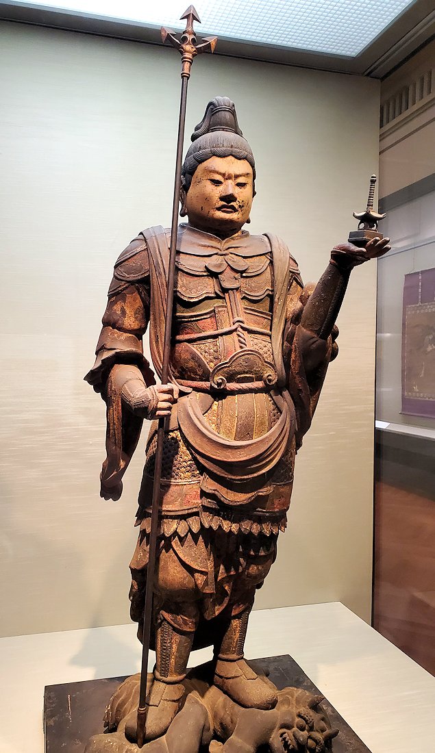 上野　国立博物館本館　『毘沙門天立像』
