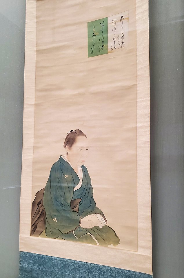 上野　国立博物館本館　　『佐藤一斎夫人　肖像画(70歳像)』