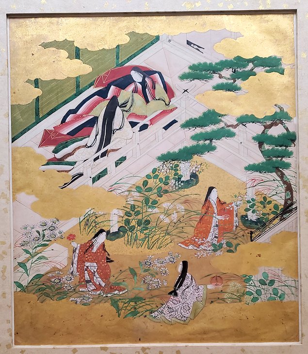 上野　国立博物館本館　　『源氏物語色紙』