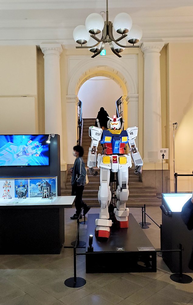 上野　国立博物館　表慶館　『150年後の国宝展』　ガンダム
